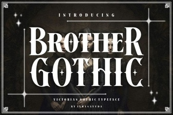 Brother Gothic Font – Classic Blackletter Typeface Download