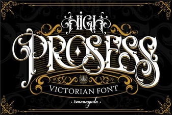 High Prosess Font: Bold Modern Typeface for Creative Projects