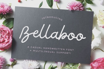 Discover Bellaboo Font for Creative Design Projects