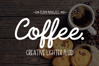Coffee Font Bundle with Extras - Elegant Script Typeface Collection