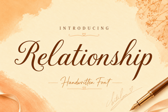 Relationship Script Font Free Download for Elegant Designs