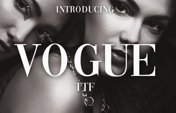 Vogue Font – Elegant Serif Typeface for Luxury and Fashion Design
